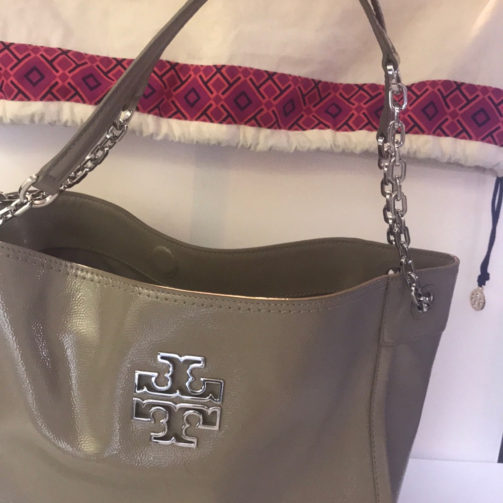 Tory Burch Britten bag French grey - Picture 2 of 8